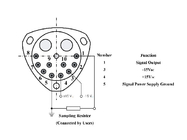 Sensor d'accéléromètre à précision linéaire≤40 μg/g2 pour la mesure des chocs et des vibrations