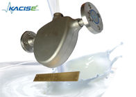Type compteur de débit sanitaire, compteur de Microbend de débit de lait de la masse de Coriolis avec l'affichage d'affichage à cristaux liquides