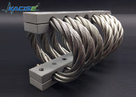 Contrôle matériel de choc d'isolant de câble métallique d'acier inoxydable pour l'atténuation de vibration 