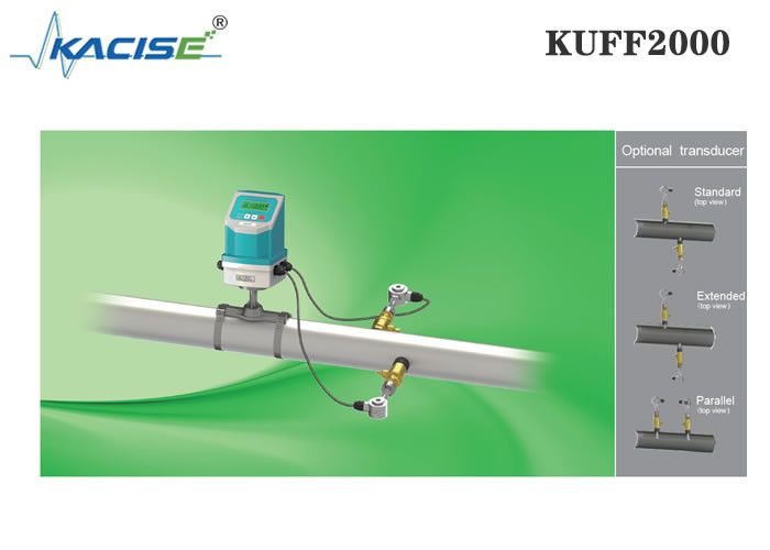KUFF2000 a fixé le compteur de débit ultrasonique d'insertion pour les tailles DN50mm - DN6000mm de tuyau