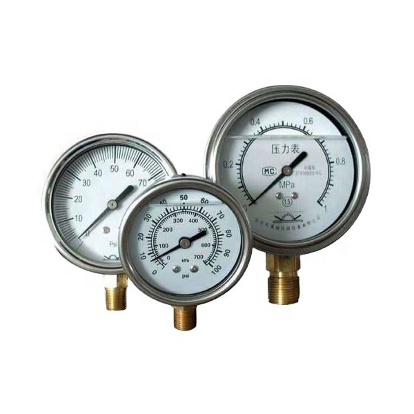 L'indicateur de pression hydraulique de l'aluminium glycérine-fréon 30 mm /1,2&quot;