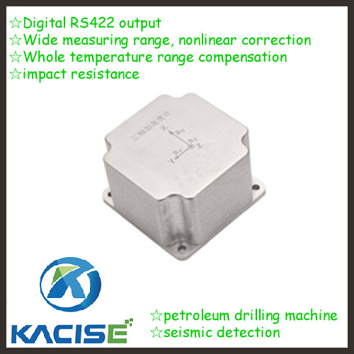 Accéléromètre capacitif à trois axes industriel d'équilibre de force du capteur MEMS d'accélération
