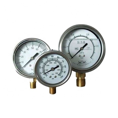 L'indicateur de pression hydraulique de l'aluminium glycérine-fréon 30 mm /1,2"