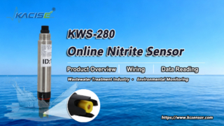 Présentation du capteur de nitrite en ligne KWS-280, câblage et lecture des données