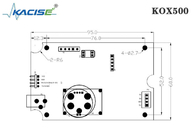 ABS Shell High Measurement Accuracy de capteur d'O2 de la série KOX500
