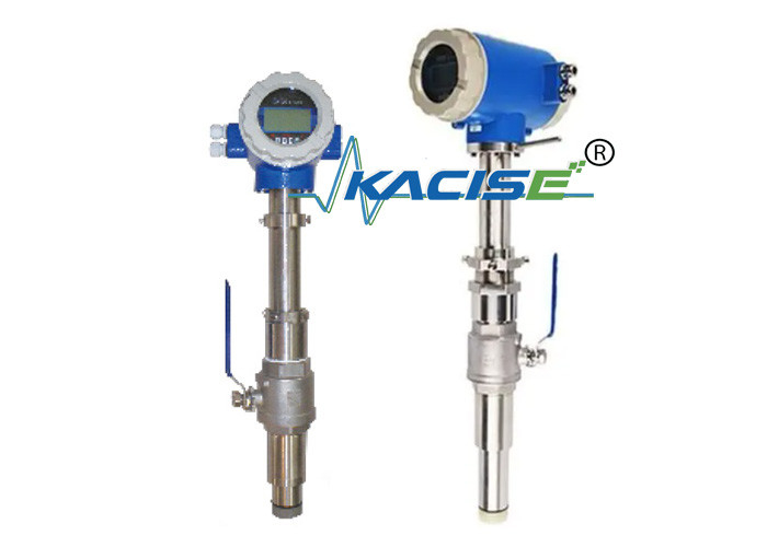 Type résistant à l'acide chlorhydrique d'insertion de débitmètre magnétique avec le robinet à tournant sphérique
