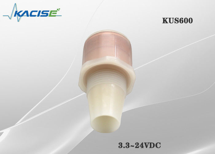 KUS600 IP68 Capteur de niveau d'eau à ultrasons étanche avec une portée de 0,6 m à 5 m et un boîtier PVDF