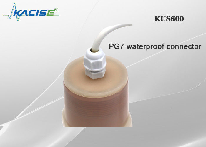 KUS600 IP68 Capteur de niveau d'eau à ultrasons étanche avec une portée de 0,6 m à 5 m et un boîtier PVDF