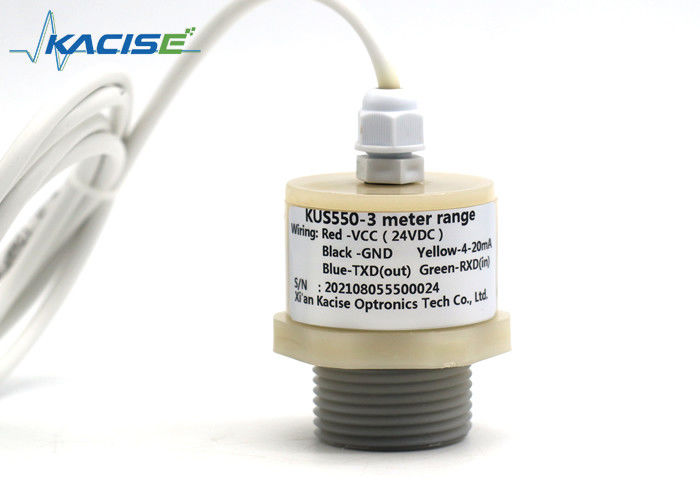 Capteur de niveau d'eau à ultrasons étanche en PTFE avec sortie RS485 pour la surveillance des piscines d'eaux usées