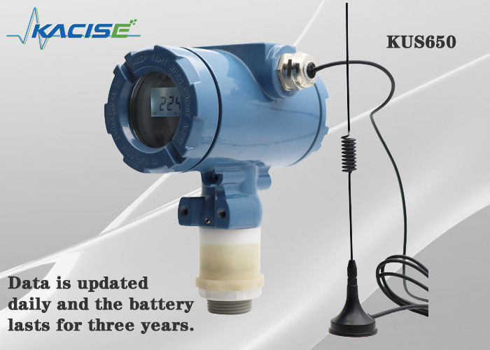 KUS650A Capteur de niveau ultrasonique sans fil de portée de 3 m avec protection IP68 et sortie 4G/Lora/GPRS/NB pour la mesure du niveau du liquide