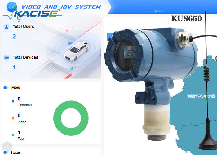 KUS650A Capteur de niveau ultrasonique sans fil de portée de 3 m avec protection IP68 et sortie 4G/Lora/GPRS/NB pour la mesure du niveau du liquide