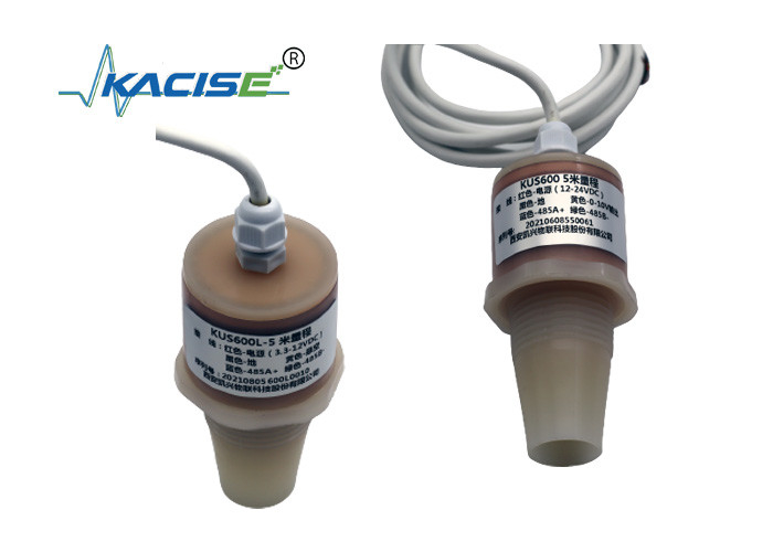 Compteur de niveau d'eau à ultrasons intelligent 5V RS485 sortie capteur de niveau de liquide PVDF KUS600