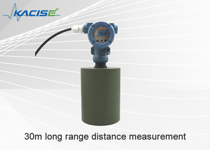 Capteur de niveau à ultrasons de la série KUS640 avec affichage pour la distance de mesure Iot à base moyenne