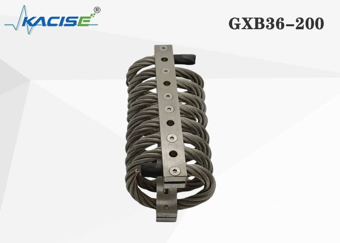 Isolateur de câble métallique hélicoïdal anti-choc GXB36-200 avec absorption d'énergie et isolation des vibrations