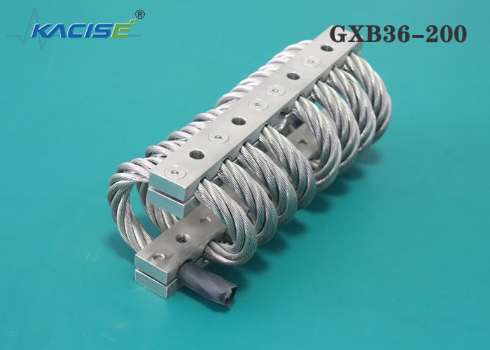 Isolateur de câble métallique hélicoïdal anti-choc GXB36-200 avec absorption d'énergie et isolation des vibrations