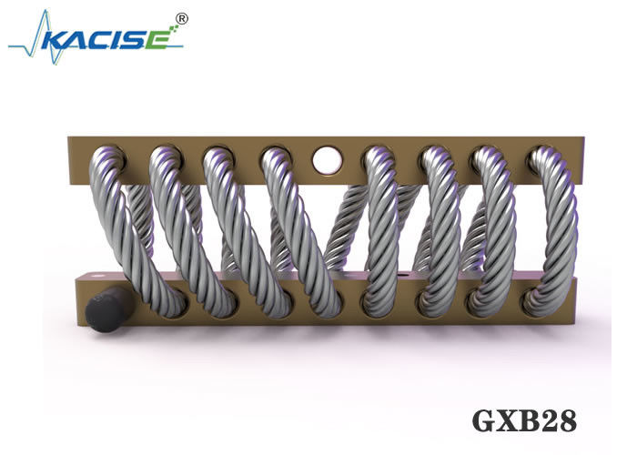 SS304 Isolateur de vibration par câble métallique à fréquence de résonance de 5 à 10 Hz et isolation à trois plans pour équipement de machines-outils
