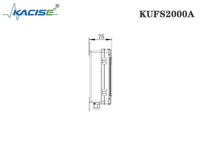 Mur ultrasonique de compteur de débit eau fendue/en tuyau montant KUFS2000A