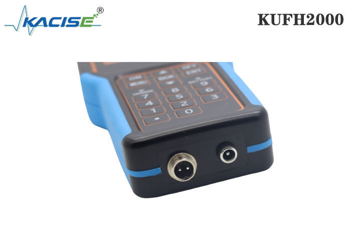 Mètre de débit ultrasonique portatif KUFH2000B avec carte SD pour tuyaux DN15-DN6000 et précision ± 1%