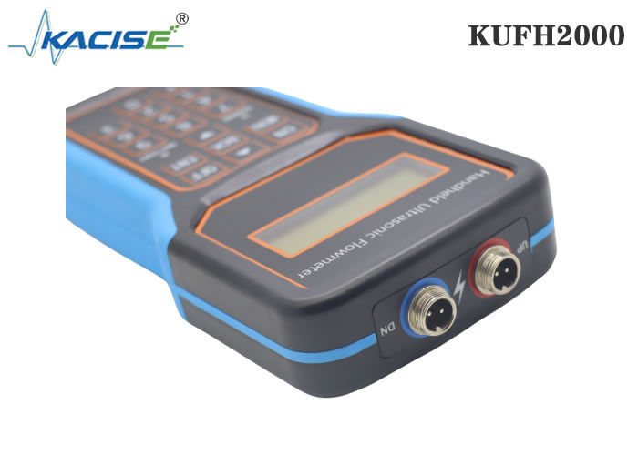 Mètre de débit ultrasonique portatif KUFH2000B avec carte SD pour tuyaux DN15-DN6000 et précision ± 1%
