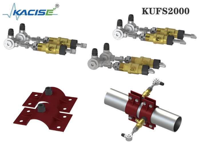 Débitmètre ultrasonique à insertion à montage sur panneau KUFS2000B avec une précision de ± 1 % pour les tuyaux DN50-DN6000 et l'interface MODBUS RS485
