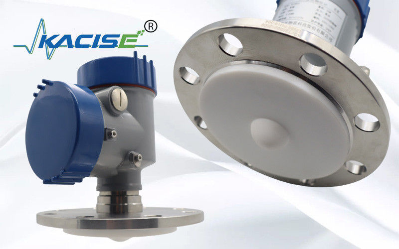 Transmetteur de niveau radar Kacise 80 GHz avec portée de 100 m et sortie Modbus RS485 pour les liquides fortement corrosifs