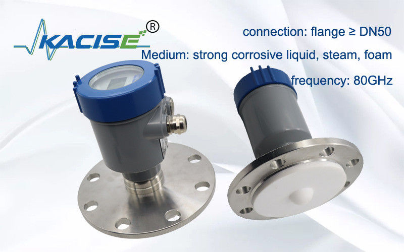 KACISE OEM Capteur de niveau radar 80 GHz avec sortie 4-20mA et protection IP67 pour la mesure de haut niveau