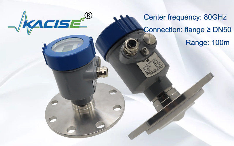 KACISE OEM Capteur de niveau radar 80 GHz avec sortie 4-20mA et protection IP67 pour la mesure de haut niveau