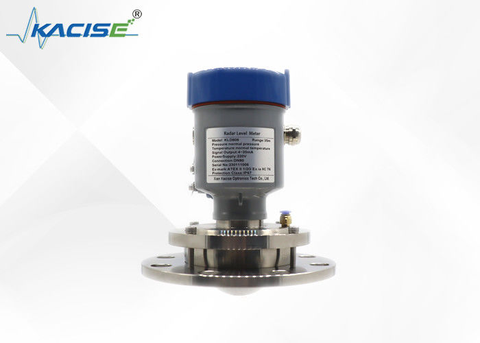 Étalon radar 80 GHz avec antenne en PTFE pour la mesure du niveau de liquide à haute température dans les réservoirs de vapeur