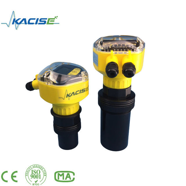 Capteur de niveau à ultrasons avec boîtier en acier inoxydable de protection IP67 et plage de mesure de 60 m pour eaux usées et réservoirs souterrains