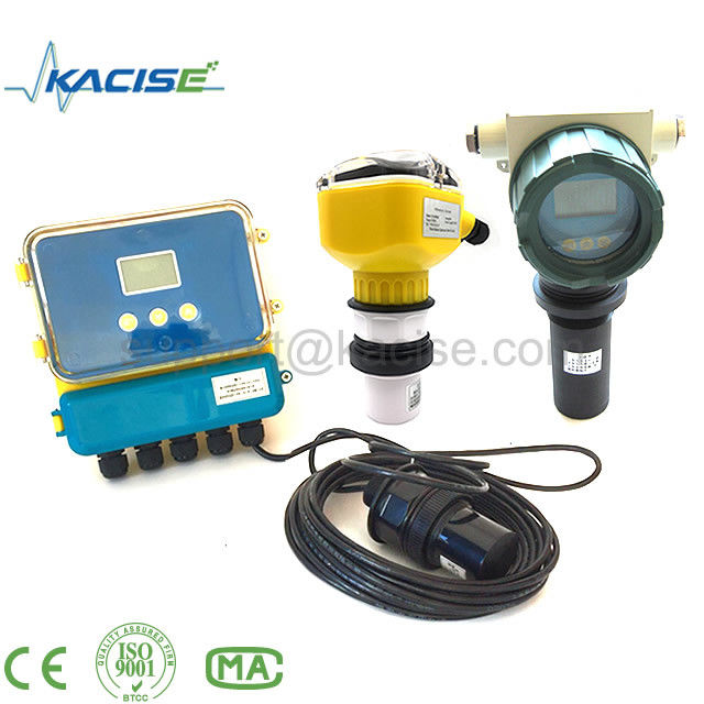 Capteur de niveau à ultrasons avec boîtier en acier inoxydable de protection IP67 et plage de mesure de 60 m pour eaux usées et réservoirs souterrains