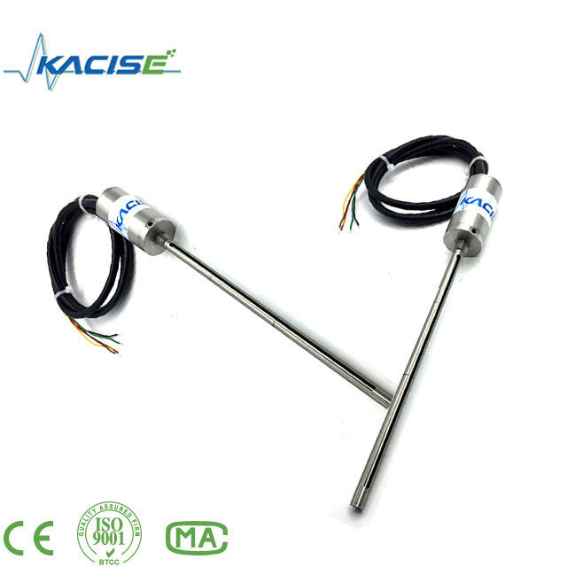Transmetteur intégré de niveau de liquide de température et de pression avec une plage de niveau de 0 à 150 mm, une sortie de 4 à 20 mA / RS485-Modbus et une protection IP68.