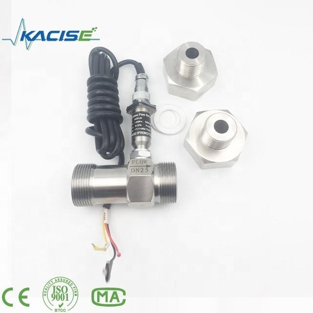Mètre de débit de gaz naturel SS304 Mètre de débit numérique de turbine avec sortie 4~20mA/Pulse/RS485