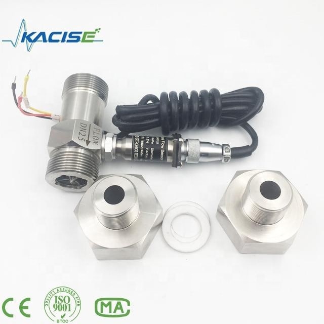 Mètre de débit de gaz naturel SS304 Mètre de débit numérique de turbine avec sortie 4~20mA/Pulse/RS485