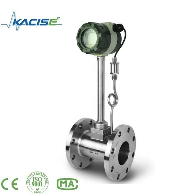 Mètre de débit de gaz naturel SS304 Mètre de débit numérique de turbine avec sortie 4~20mA/Pulse/RS485