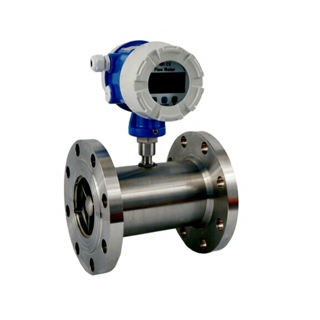 Mètre de débit d'huile d'olive Mètre de débit de turbine avec sortie 4-20mA ou Pulse