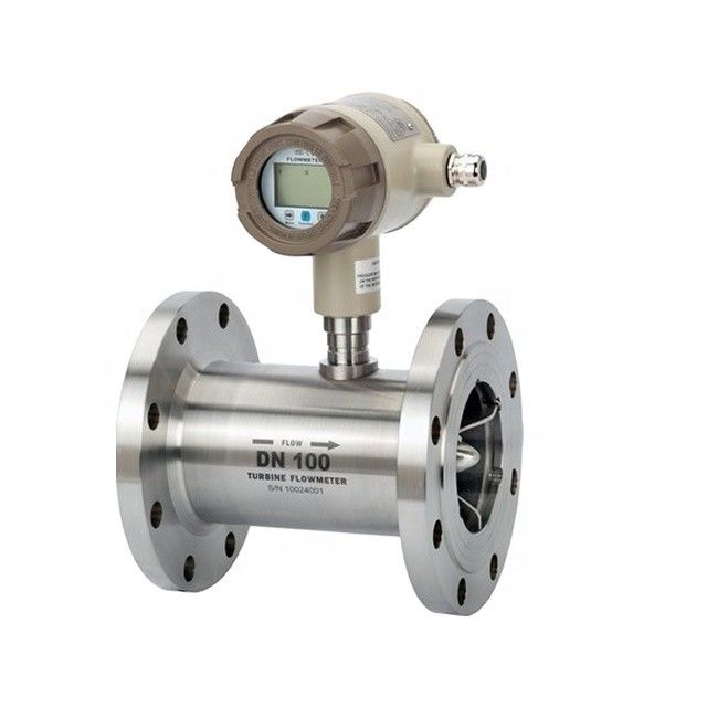 Débitmètre à turbine SS316 de haute précision avec sortie 4-20 mA pour le mazout et la mesure numérique