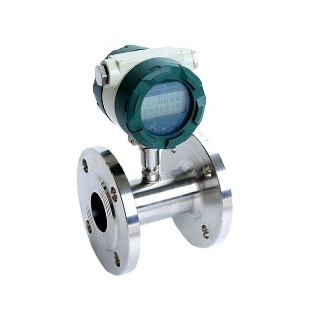 Mètre de débit de turbine de haute précision ±0,2% pour le carburant diesel et l'huile avec matériau SS304/SS316 et sortie 4-20mA