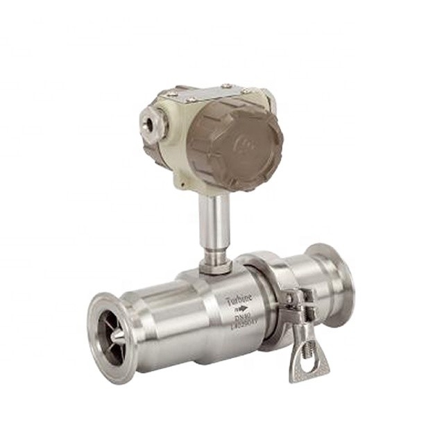 Connexion sanitaire de bride de débitmètre de turbine de catégorie de type compteur de débit/comestible