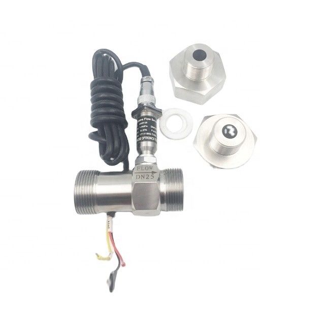 Mètre de débit de turbine SS304/SS316 de haute précision avec connexion flange/fil/sanitaire pour jus et bière