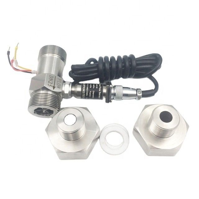 Mètre de débit de turbine SS304/SS316 de haute précision avec connexion flange/fil/sanitaire pour jus et bière