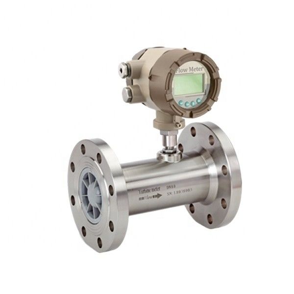 Mètre de débit de turbine SS304/SS316 de haute précision avec connexion flange/fil/sanitaire pour jus et bière