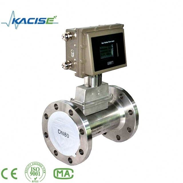 débitmètre d'air de gaz de type turbine de 24VDC/batterie avec la pression