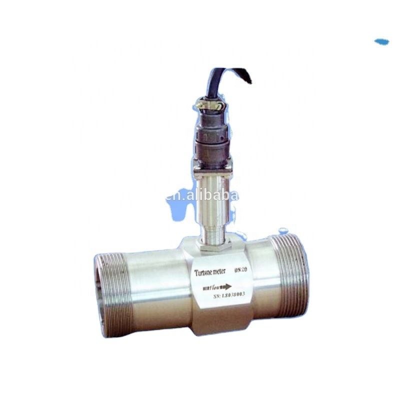 Débitmètre sanitaire de turbine pour mélasse avec sortie 4-20mA et haute précision