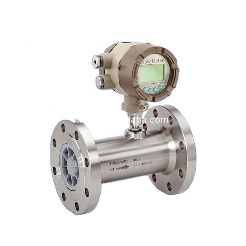 Débitmètre sanitaire de turbine pour mélasse avec sortie 4-20mA et haute précision