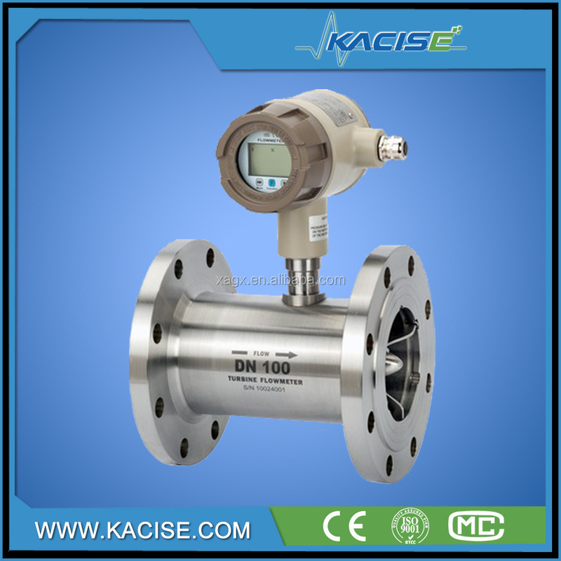 Mètre de débit numérique d'huile de carburant Mètre de débit numérique d'eau de type turbine avec sortie 4-20mA ou impulsion