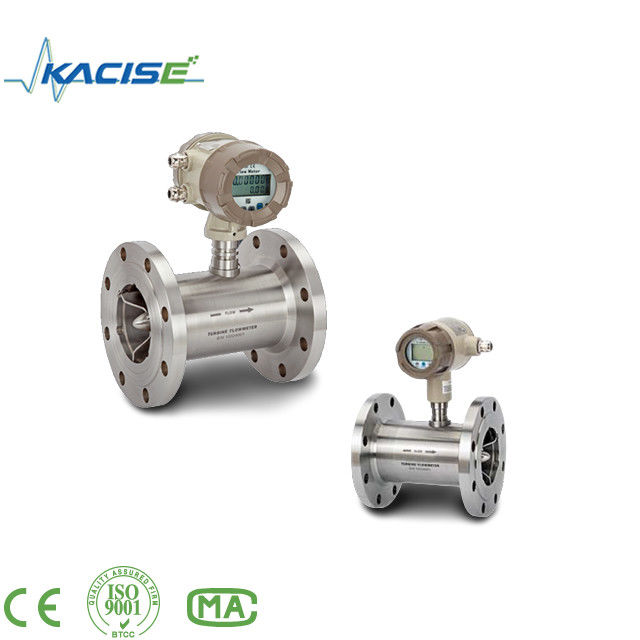 Mètre de débit de turbine de haute précision ± 0,2% avec matériau SS316L et protection IP65 pour l'alcool d'huile et d'essence