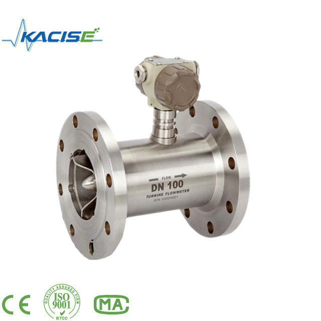 Mètre de débit de turbine de haute précision ± 0,2% avec matériau SS316L et protection IP65 pour l'alcool d'huile et d'essence