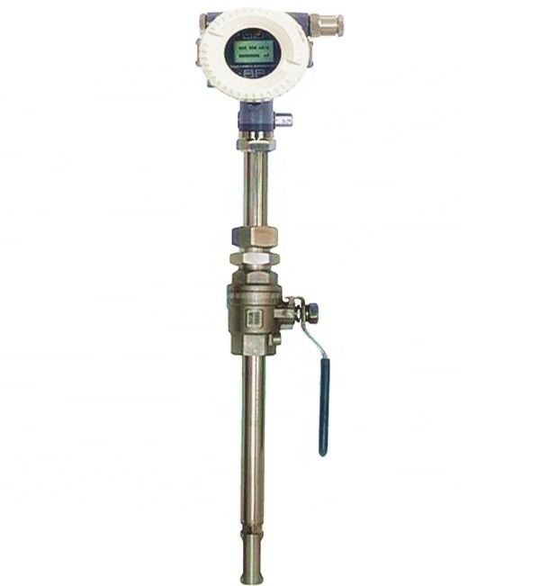 Mesureur de masse du débit d'air par ultrasons avec sortie de 4 à 20 mA, taille du tuyau de 15 mm à 6000 mm et précision de 1,0%.