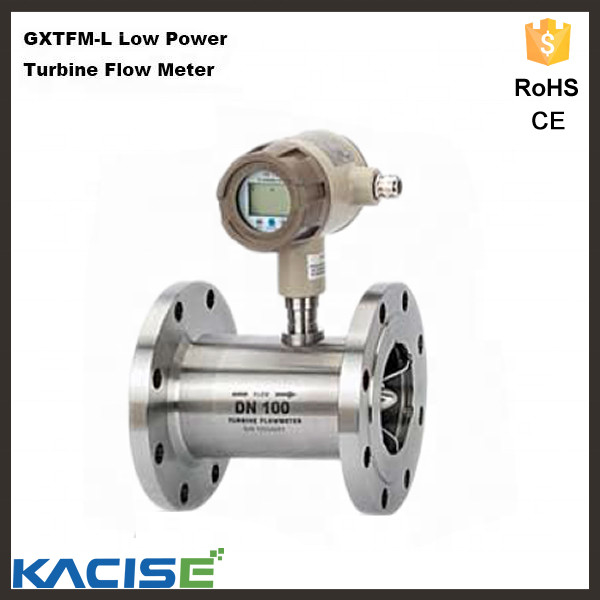 Mètre de débit de type turbine de 15 mm à 6000 mm pour liquide acide corrosif