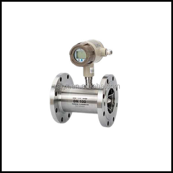 Débitmètre à turbine en acier inoxydable pour diesel et carburant avec alimentation 24 V CC et communication RS485 ou MODBUS